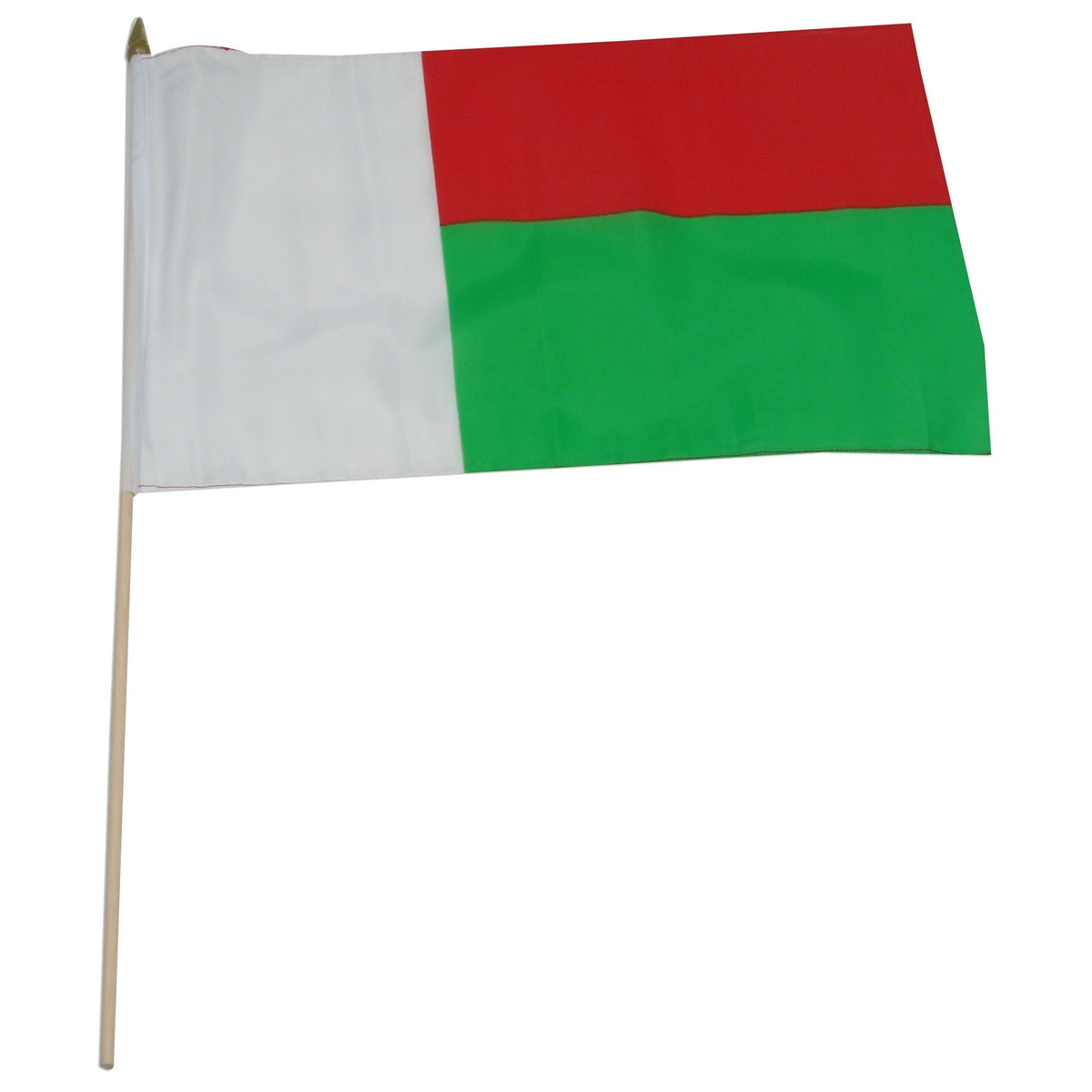 Madagascar 12in x 18in Mounted Flag