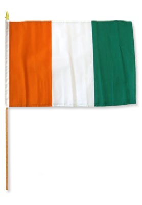 Ivory coast flag for sale indoor and nylon