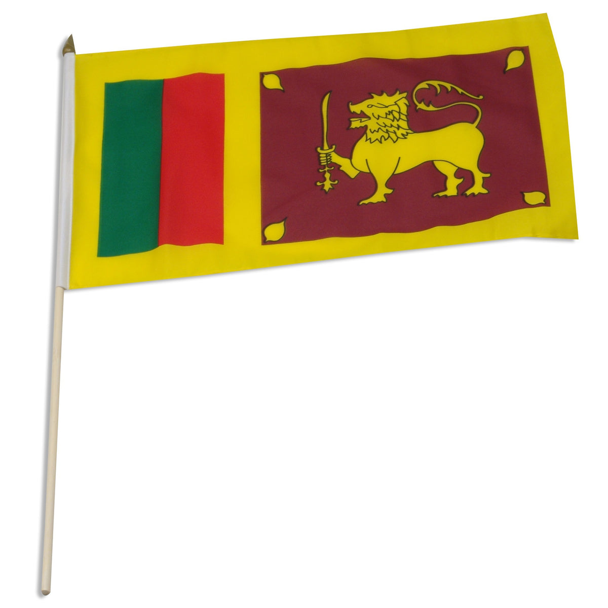 Sri Lanka 12in x 18in Mounted Flag