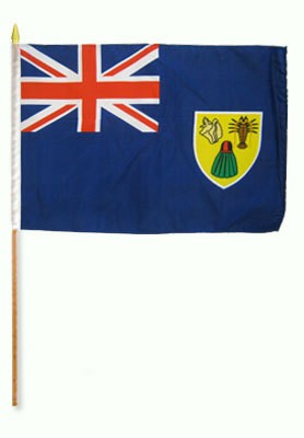 Turks-caicos Mounted Flag 12