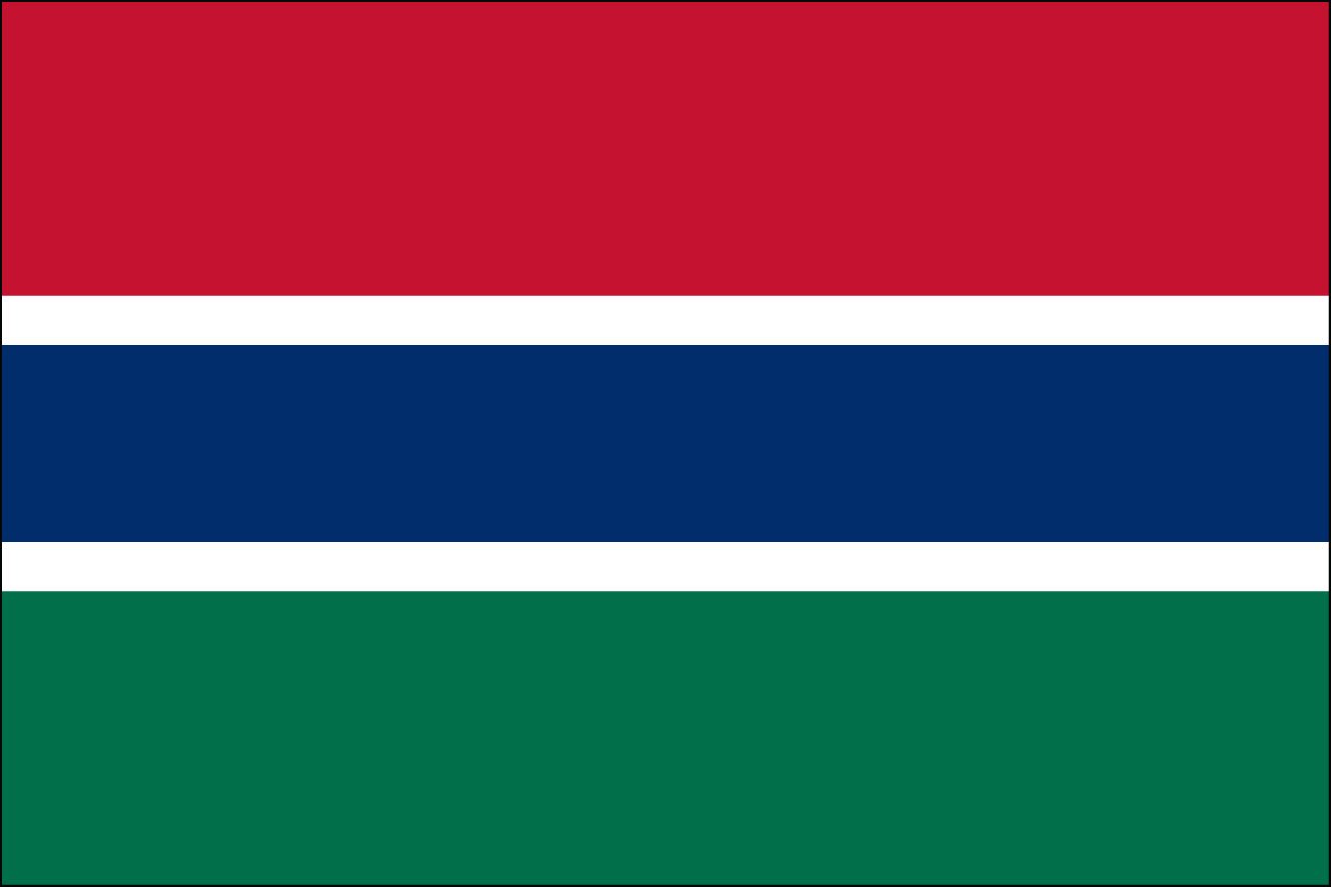 Gambia flags