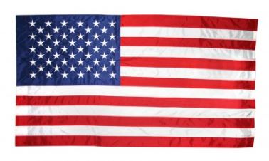 Indoor US Flag and Parade Flags