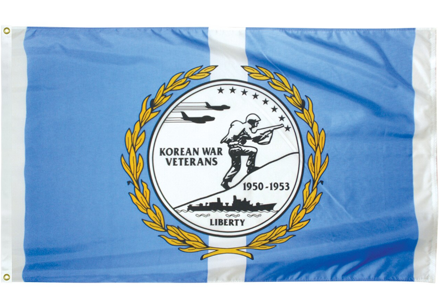 Korean War 3' x 5' Outdoor Veterans Commemorative Flags
