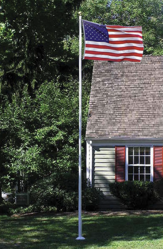 Residential and Commercial Inground 20ft Flagpole 1 800 Flags