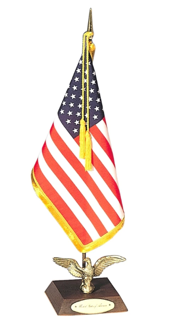 Annin U.S  8''x12'' Flag Desk Display Set