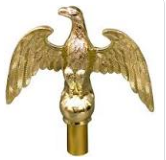 Eagle US Acorn Flag topper