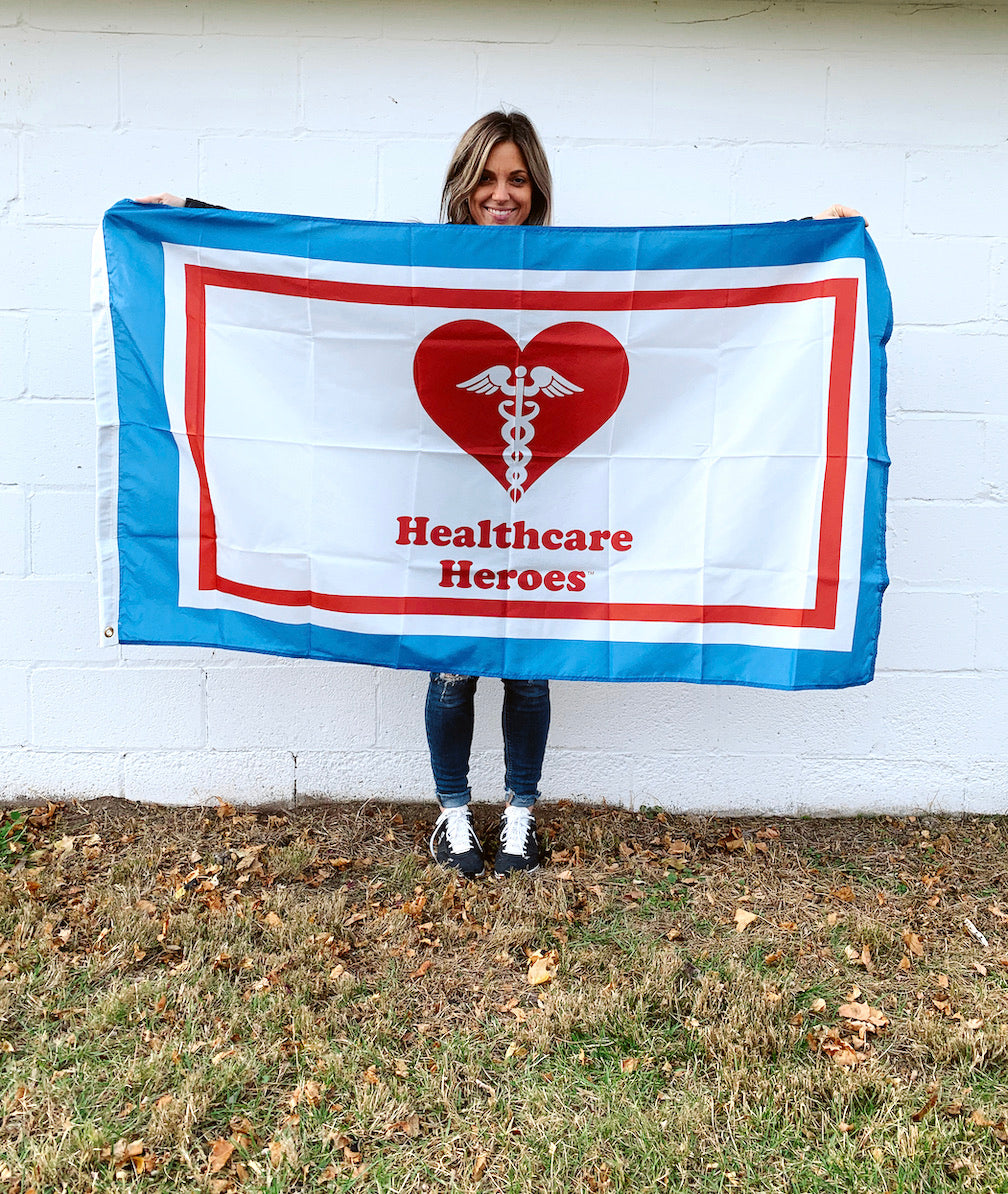 Healthcare Heroes 3' x 5' Outdoor Flag Covid-19 Flags