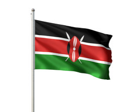 Kenya 2ft x 3ft Indoor Polyester Flag