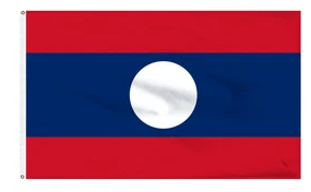 Laos Outdoor Nylon Flag, made in the USA
