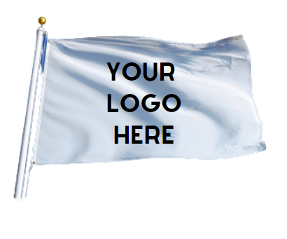 Cree una bandera personalizada con el logotipo de su empresa: alta calidad,  fabricada en Estados Unidos Etiquetado customflag - 1-800 Flags
