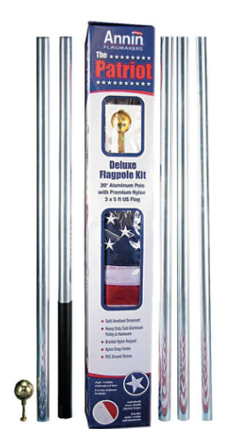 Annin Residential Flagpole - The Patriot 20 foot Aluminum Flag pole