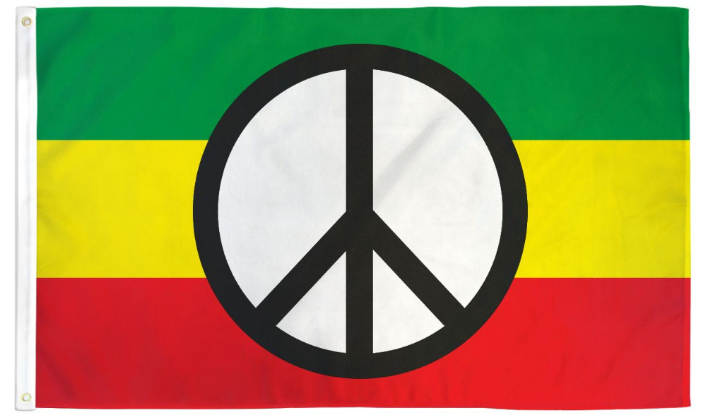 peace rasta holiday flags 